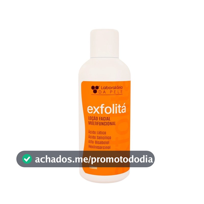 EXFOLITÁ LOÇÃO FACIAL MULTIFUNCIONAL - 120ML Laboratório da pele Tratamento Rosto Cuidados com a Pele rosto corpo face