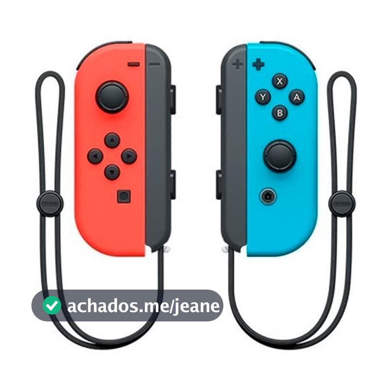 Controle Nintendo Switch Joy-Con, Vermelho e Azul - HBCAJAEA1