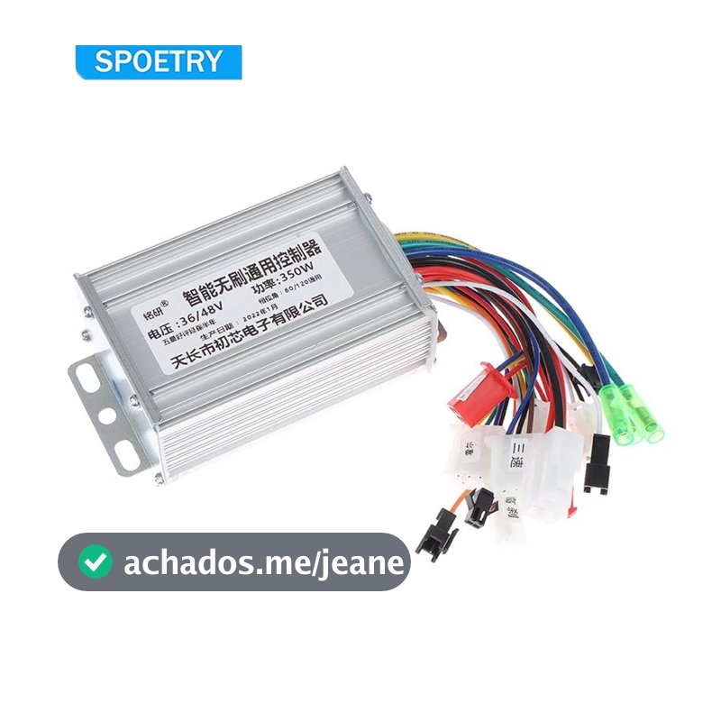 SPOETRY Módulo Controlador para Bicicleta Elétrica 350W 36V/48V