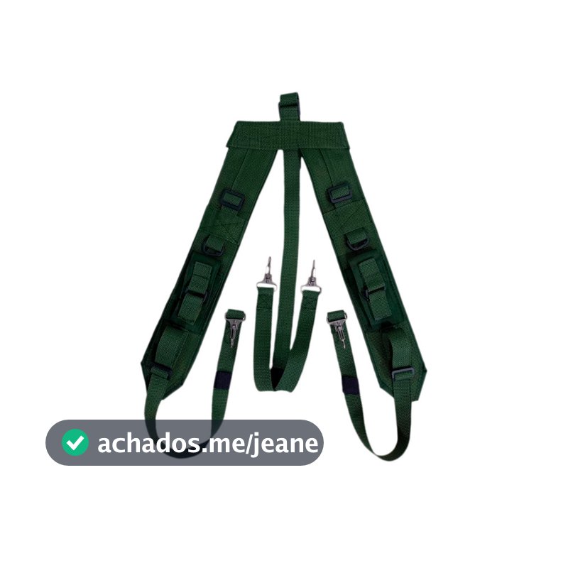 Suspensório Verde Oliva Padrão Exército Brasileiro