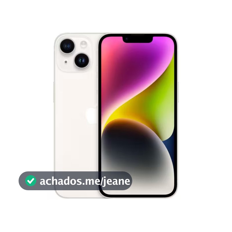 Iphone 14 Branco 128gb Apple Vitrine