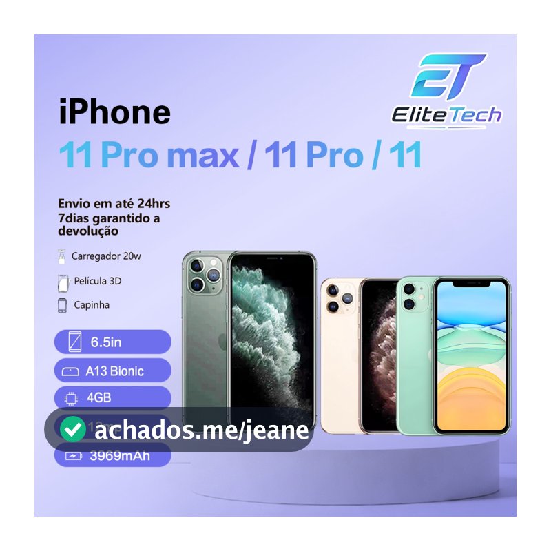 iPhone 11/11 Pro/ 11 Pro Max 64GB/128GB/256 Gb 100% Original Com Garantia
