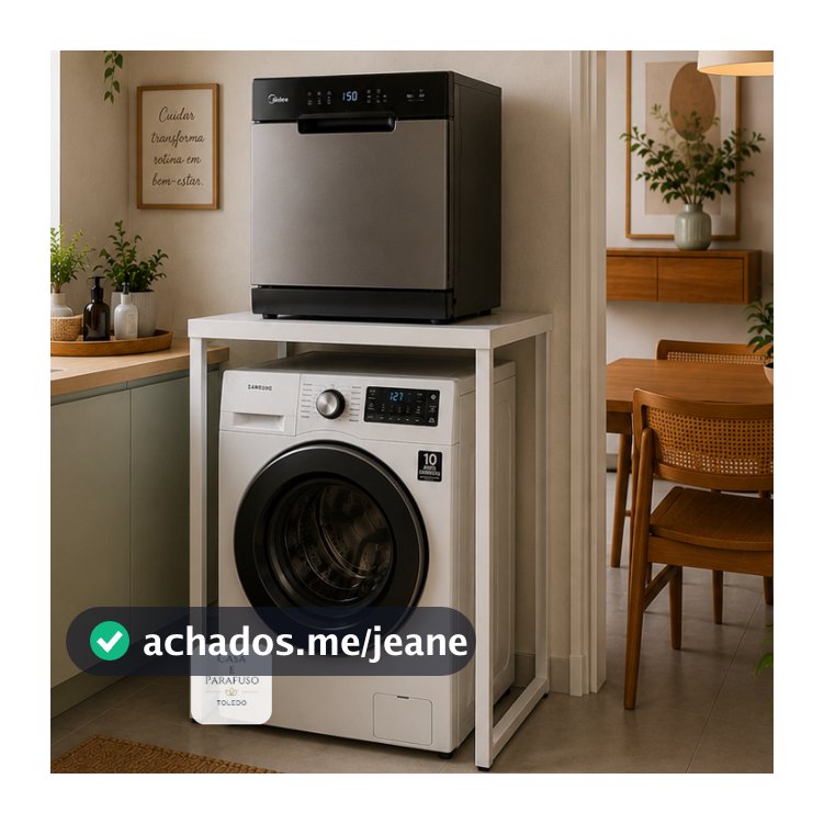 Suporte Armário Aparador para Máquina de Lavar ou Lava-Louças – Estrutura Reforçada Multiuso-114