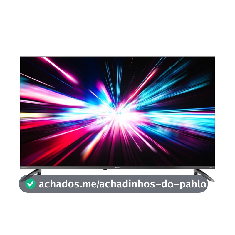 SMART TV PHILCO 50" 4K UHD ROKU TV HDR10 DOLBY AUDIO P50CRB SPACE GRAY