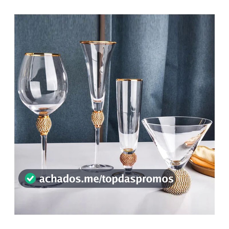 200-500ml Criativo Ouro Rimmed Vidro Cálice Vinho Tinto Cocktail Champanhe Uísque Bebida Copo De Vidro Bar Partido Fontes Do Casamento Presentes