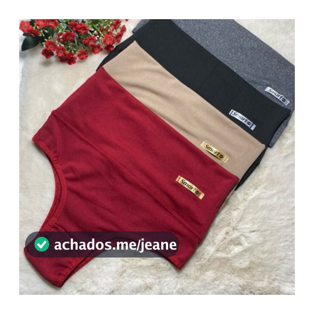 Kit Calcinha Modeladora Cinta De Compressão Tecido Duplo Suplex Pós Operatório