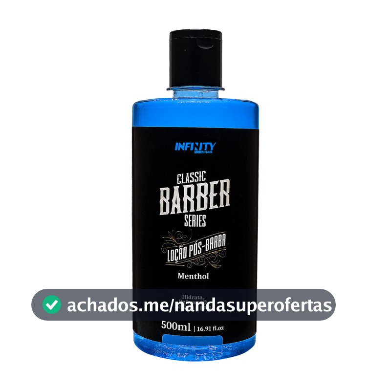 Loção Pós-Barba Menthol 500ml INFINITY – Hidrata, Refresca e Acalma a Pele