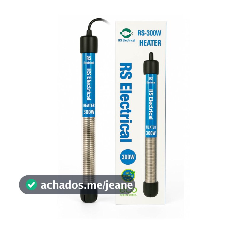 Termostato Aquário Aquecedor Submersível Rs-300W