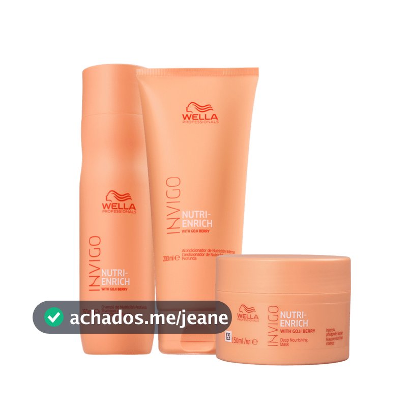 Kit Wella Professionals Invigo Nutri-Enrich Home Care (3 Produtos)