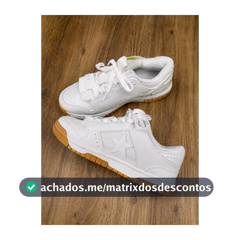Tênis Casual Unissex Street Branco Solado Caramelo Leve Confortável Estrela