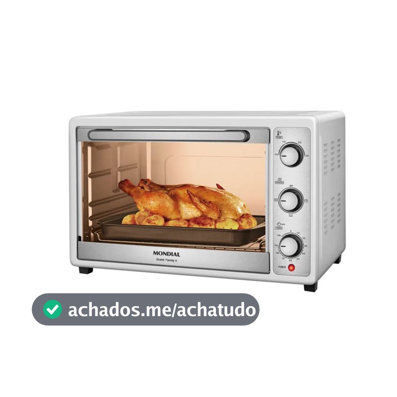 Forno Elétrico Mondial Grand Family II 52L FRN-52-W 1800W 127V