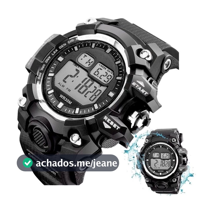 Relógio De Pulso Digital Masculino SPORT Esportivo a Prova d 'Água