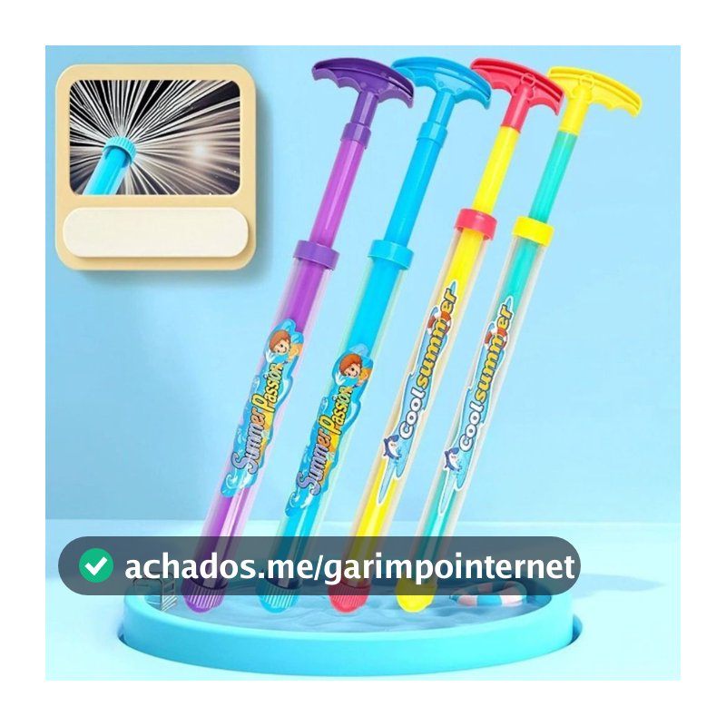 Super Brinquedo de Água Infantil Spray Jato Forte Para Crianças Piscina Praia Quintal Verão - Presente de Natal