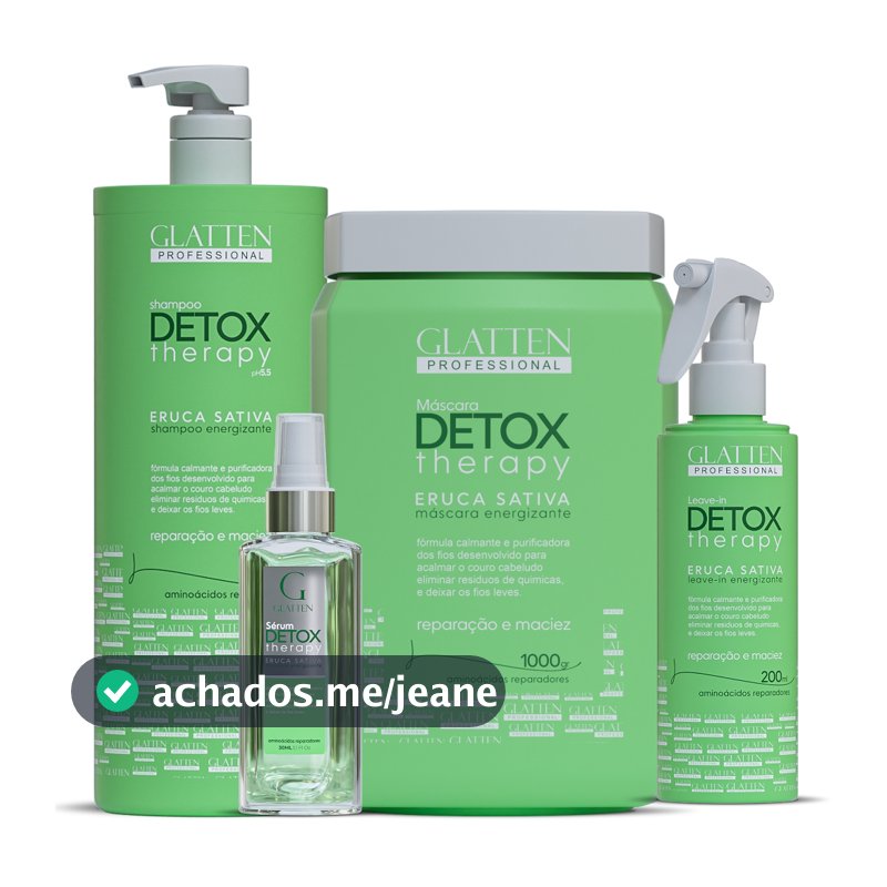 Kit Salão Detox Therapy 1000gr – Tratamento Capilar e Renovação dos Fios