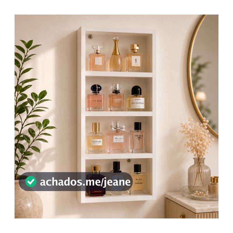 Expositor De Perfumes Prateleira Para Perfumes E Esmaltes e Maquiagem Expositor de Parede Nicho