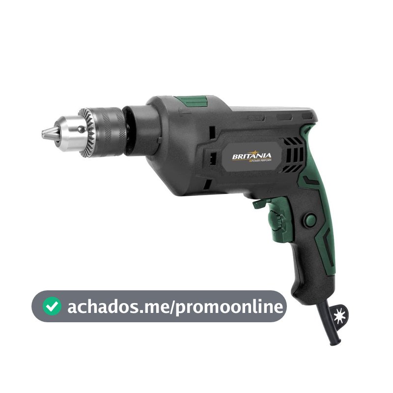Furadeira de Impacto Britânia 850W 3000RPM 13mm BFUE04