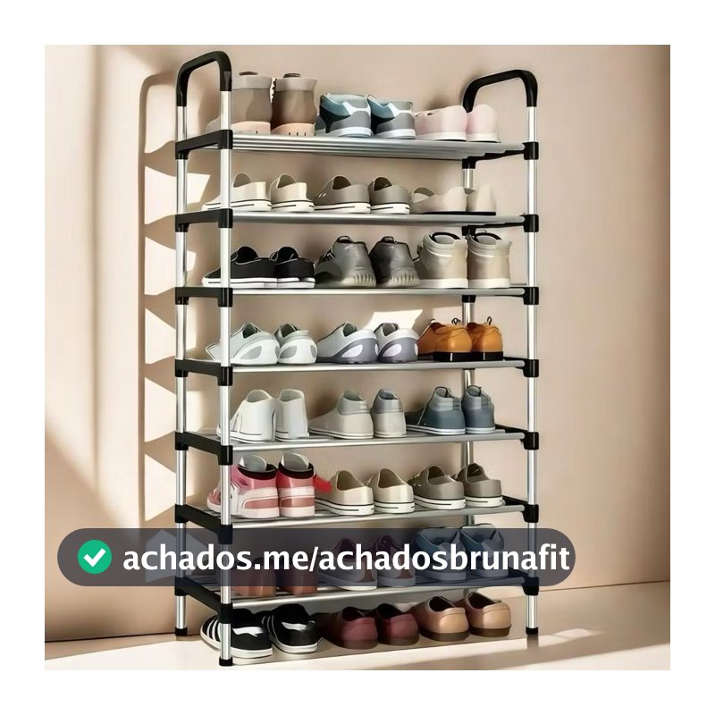 ￼Sapateira Multiuso Para Calçados 9-3 Andares Organizador Desmontável  organizador de sapatos tênis