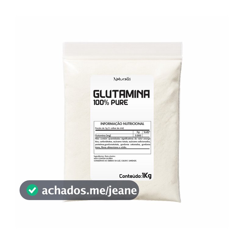 Glutamina em pó 100% Pura Com Laudo 1 Kg