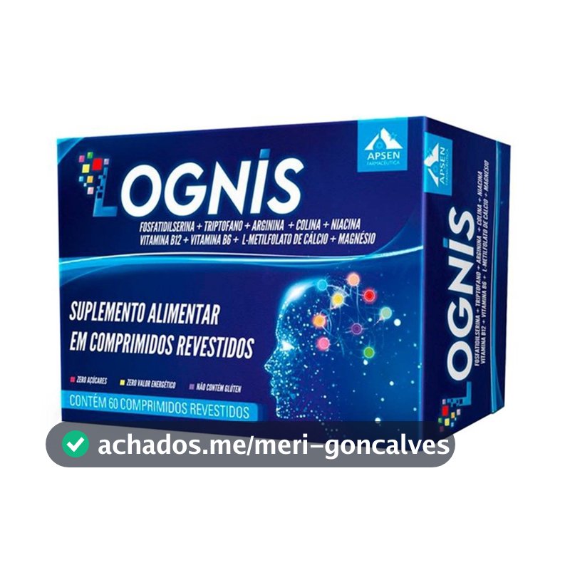 Suplemento Alimentar Lognis 60 Cpr Revestidos - Apsen