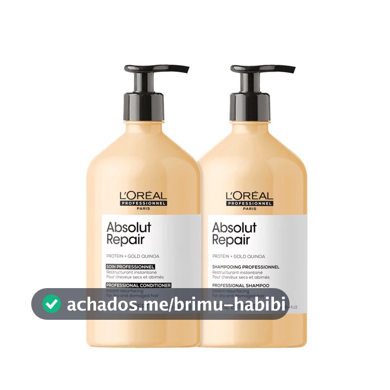 Kit Absolut Repair - Shampoo e Condicionador 750ml - L'Oréal Professionnel