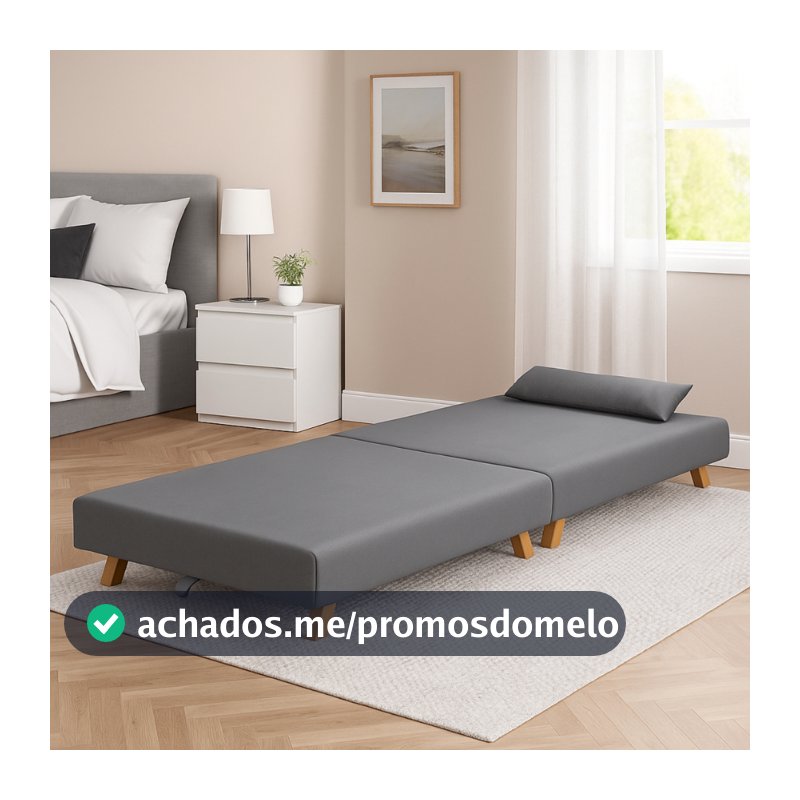 Cama Solteiro Portatil Dobrável Auxiliar Colchão Quarto Hospedes Camping Viagem