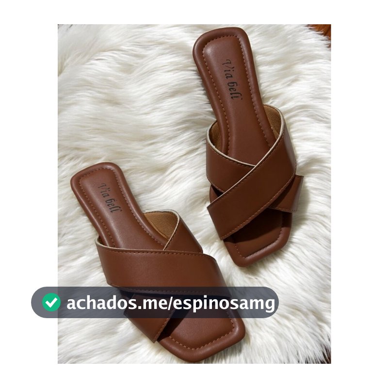 Rasteirinha Feminina Confortável Palmilha Fofinha Sandália Verão Blogueira