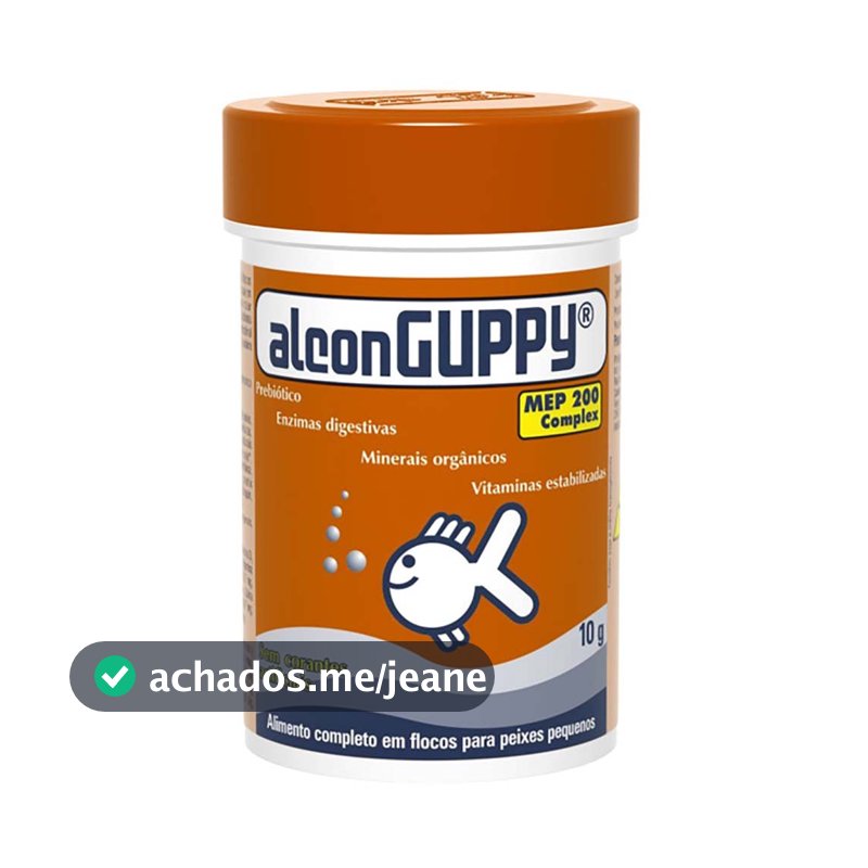 RAÇÃO ALCON GUPPY FL 10G