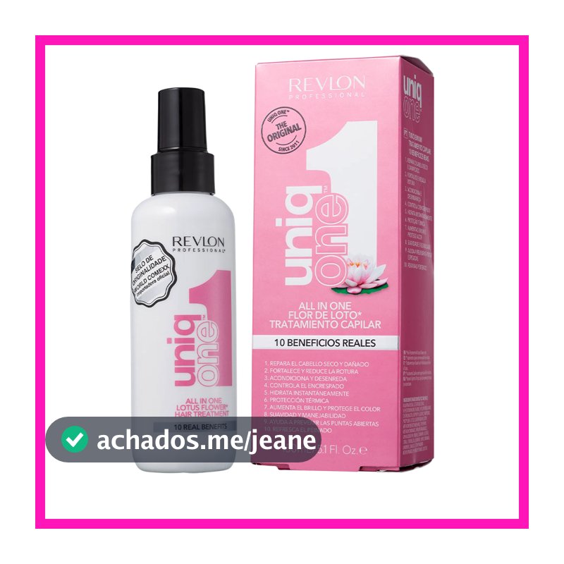 Revlon Uniq One Leave-In Lotus Flower 150ml (Indicado para todos tipos de cabelo)