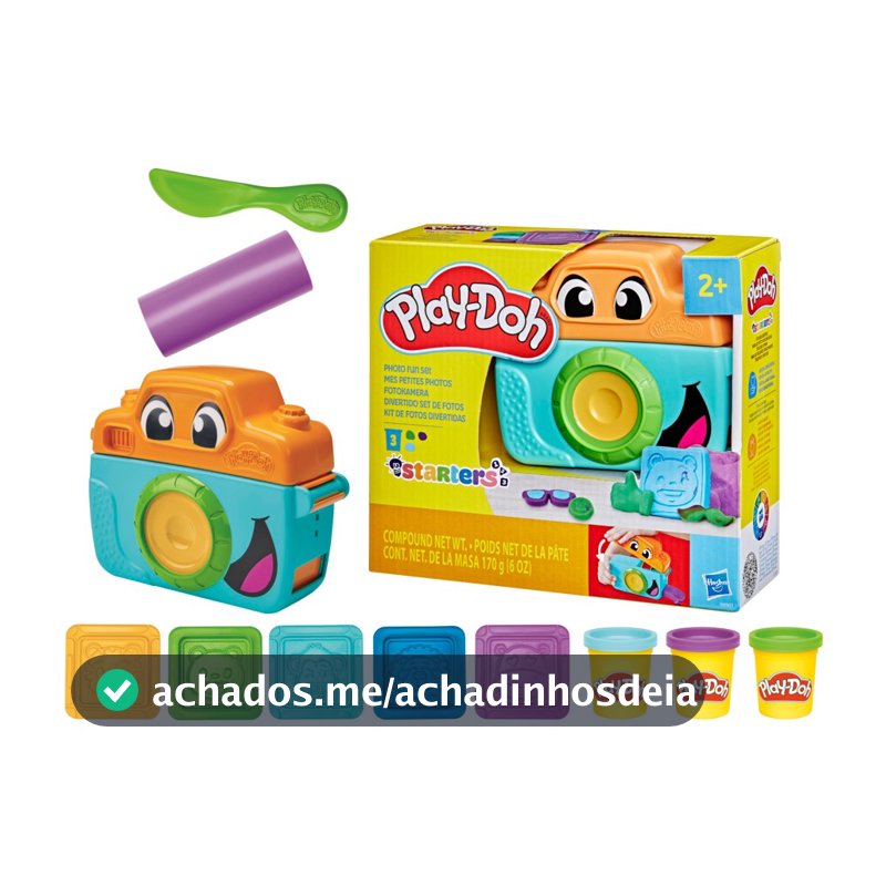 Massinha Play Doh Câmera Kit de fotos divertidas Hasbro G0502