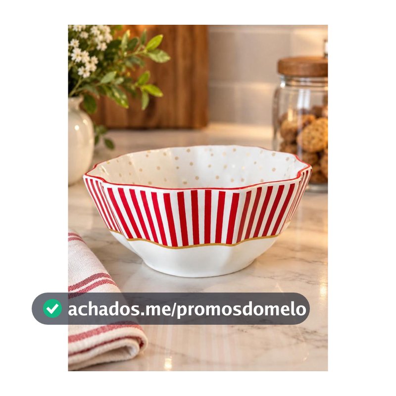 UNIDADE BOWL C/ FILETE CHRISTMAS CHARM SCALLA