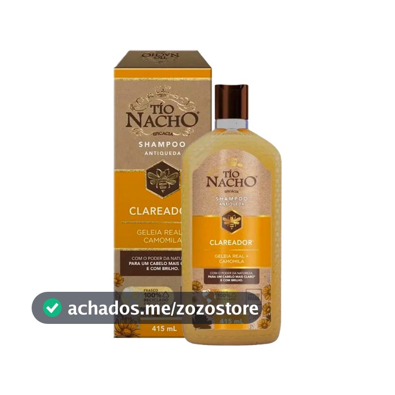 Shampoo Antiqueda Clareador Tio Nacho 415ml