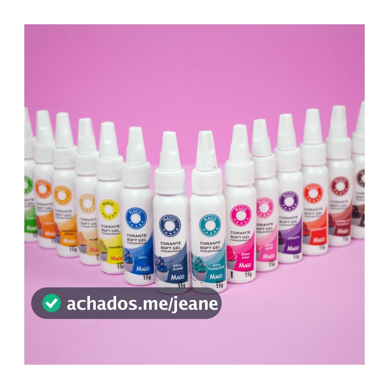 Corante Soft Gel 15gr Mago