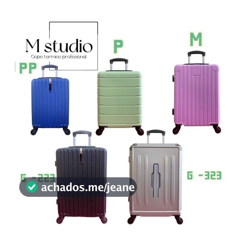 Mala de viagem De Bordo Abs Giro 360° Cadeado 7KG--12KG