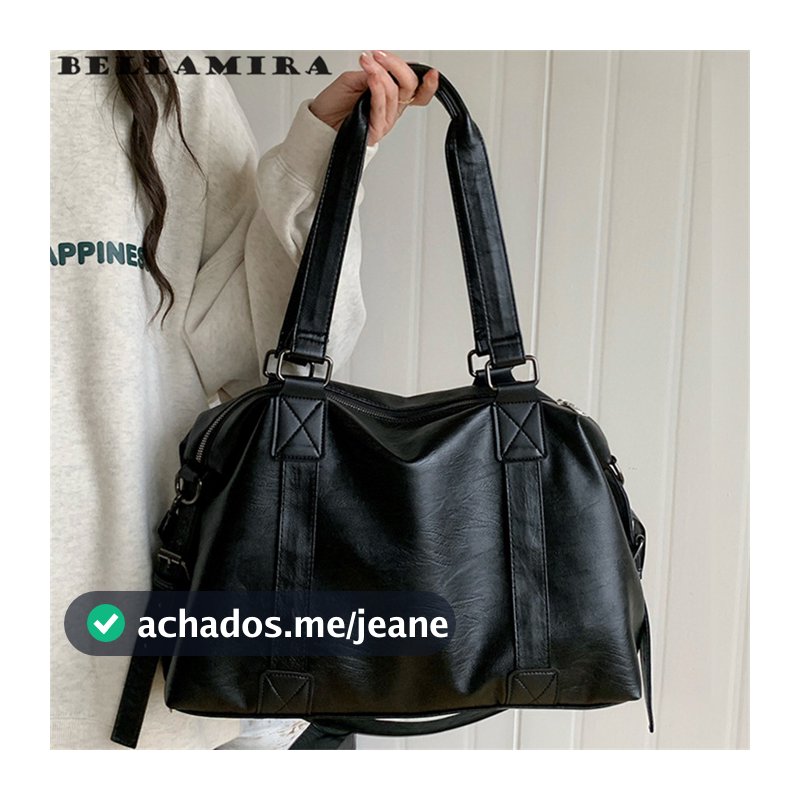 Bolsa Feminina De Grande Capacidade PU Couro Repelente De Água Bolsa De Ombro Multifuncional Bolsa De Viagem De Mão