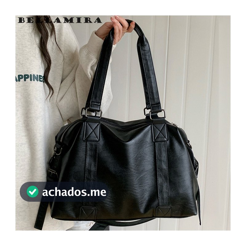 Bolsa Feminina De Grande Capacidade PU Couro Repelente De Água Bolsa De Ombro Multifuncional Bolsa De Viagem De Mão