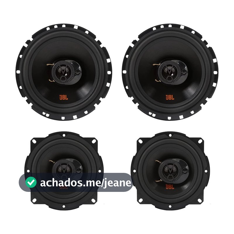 Kit 4 Alto falantes 6" e 5" JBL 6TRFX55 e 5TRFX55  220w Rms 4 Ohms Flex 4 Triaxial 6 Polegadas
