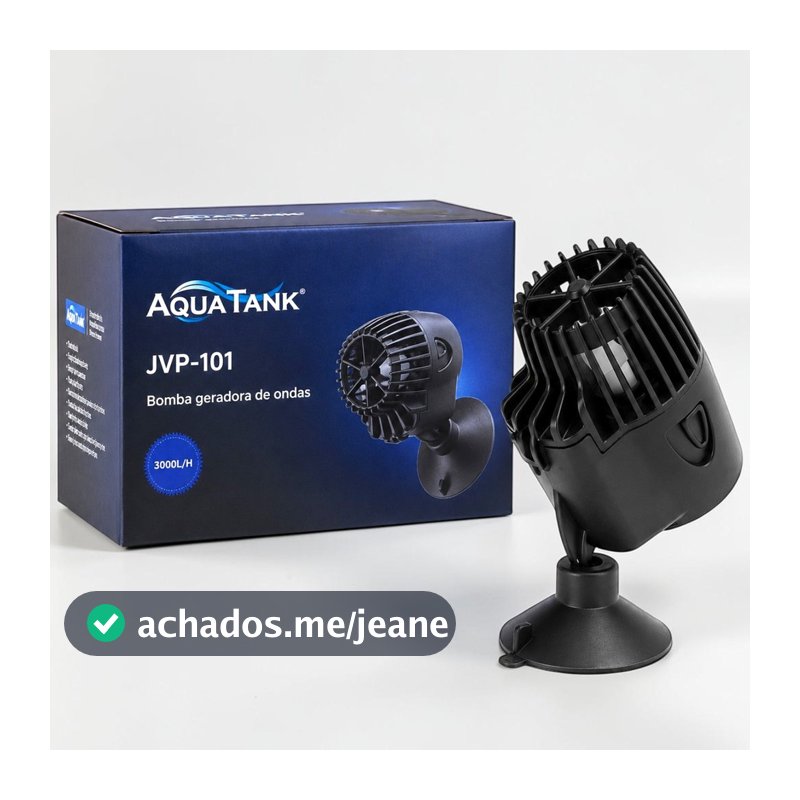 Bomba De Circulação Jvp-101 3000l/h Wavemaker Ventosa 360 graus Gerador de Ondas Aquários
