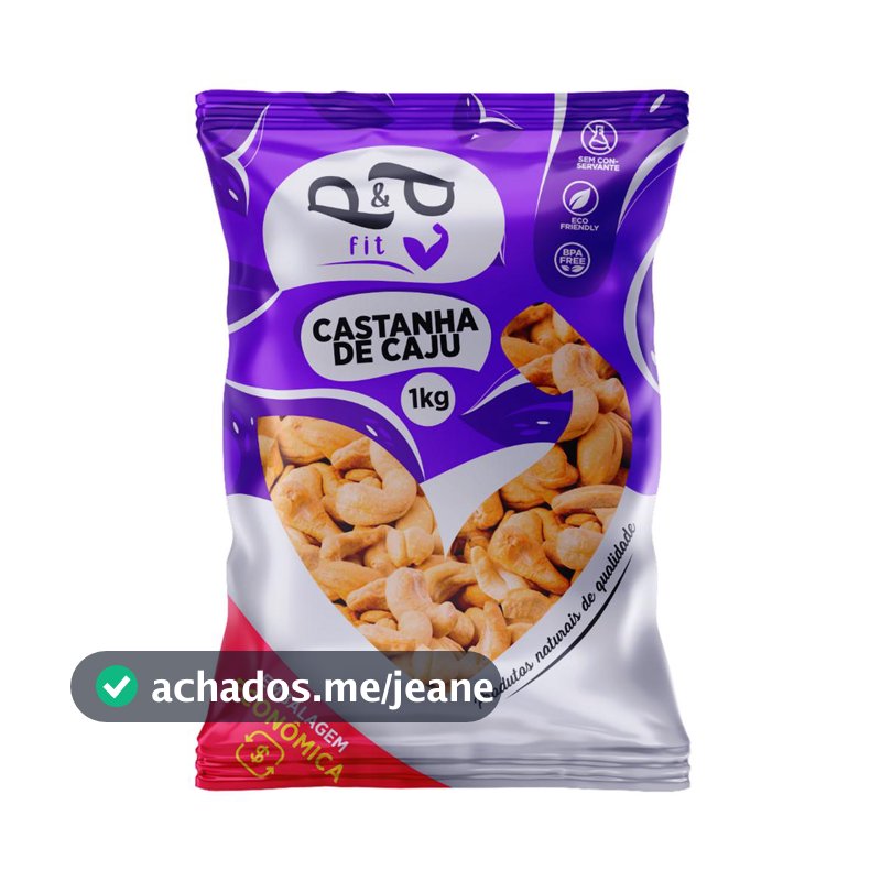 Castanha de Caju 1Kg (Com ou sem Sal) - P&P