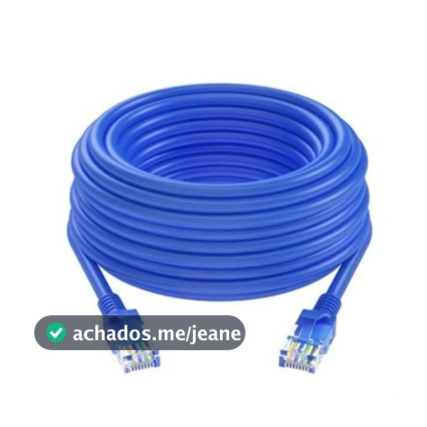 Cabo de Rede LAN Ethernet RJ45 CAT5e 2m3m5m10m15m e20m Metros Cat5 e Montado 8P8C Homologado Pronto