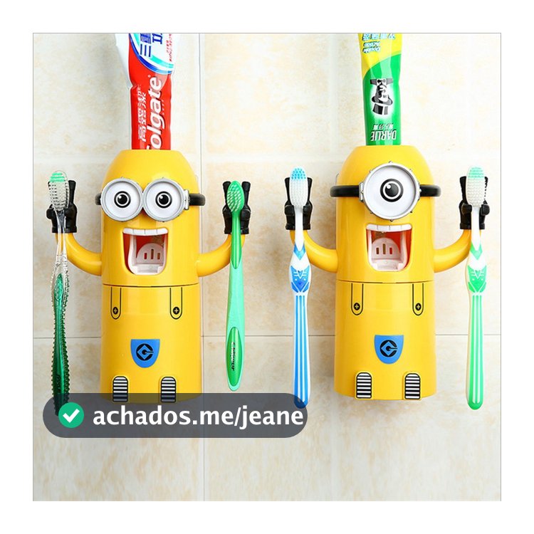Porta-Escovas De Dente Criativo Infantil Bonito Espremedor De Parede Antipoeira Para Montagem Na