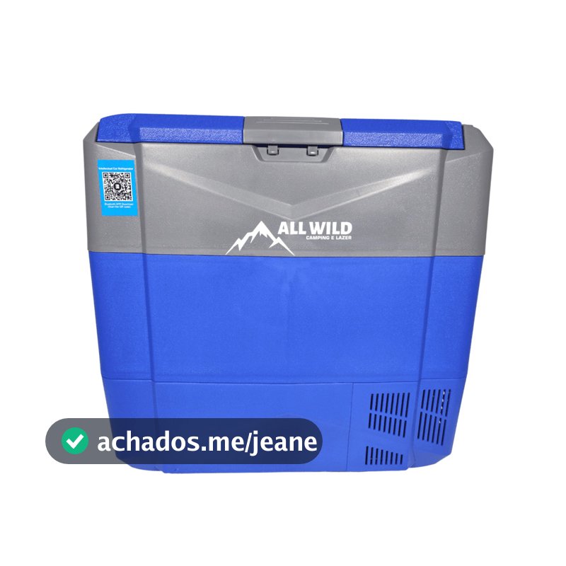 Geladeira Portátil Azul All Wild D55 lts Quadrivolt 110/220v - 12/24v