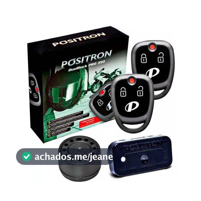 Alarme Moto Positron G8 Pro 350 Universal Sensor Presença