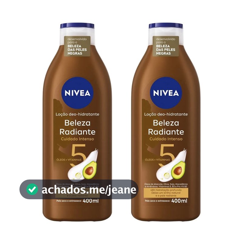 Nivea Beleza Radiante 5 Óleos E Vitaminas 400ml