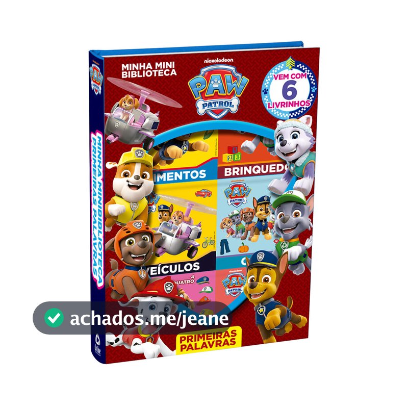 Patrulha Canina Minha Mini Biblioteca - Primeiras Palavras