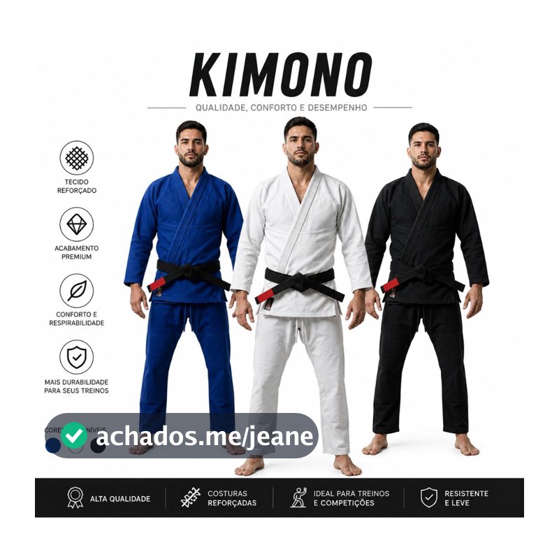 Kimono Adulto Jiu Jitsu/Judô Iniciante