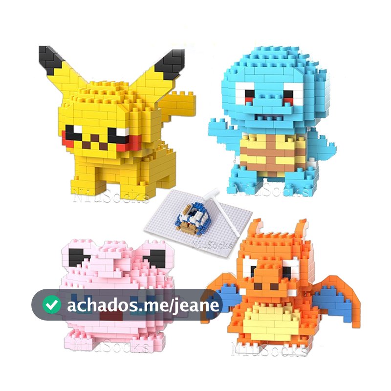 Brinquedo de blocos de montar miniatura de desenho animado interessante, Presentes de Natal para crianças