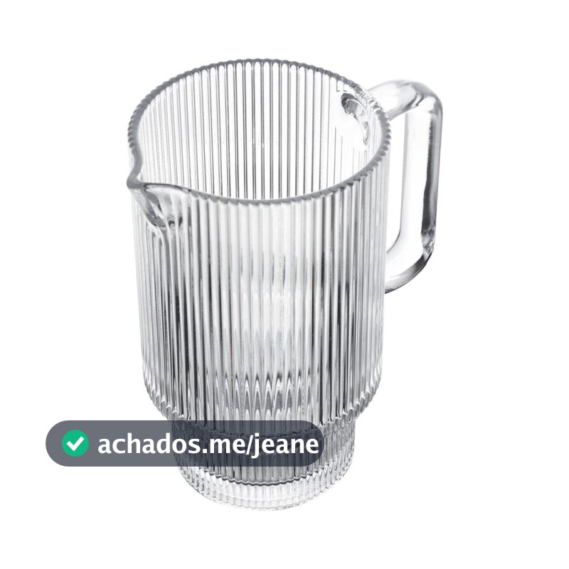 Jarra Em Cristal Wolff 20556 Lines 900ml Transparente