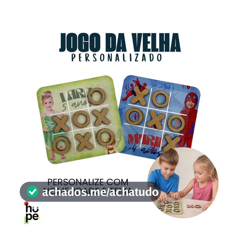 Kit 28 Jogos Da Velha Personalizado Lembrancinha de aniversario/Personalizados/Jogos de tabuleiro