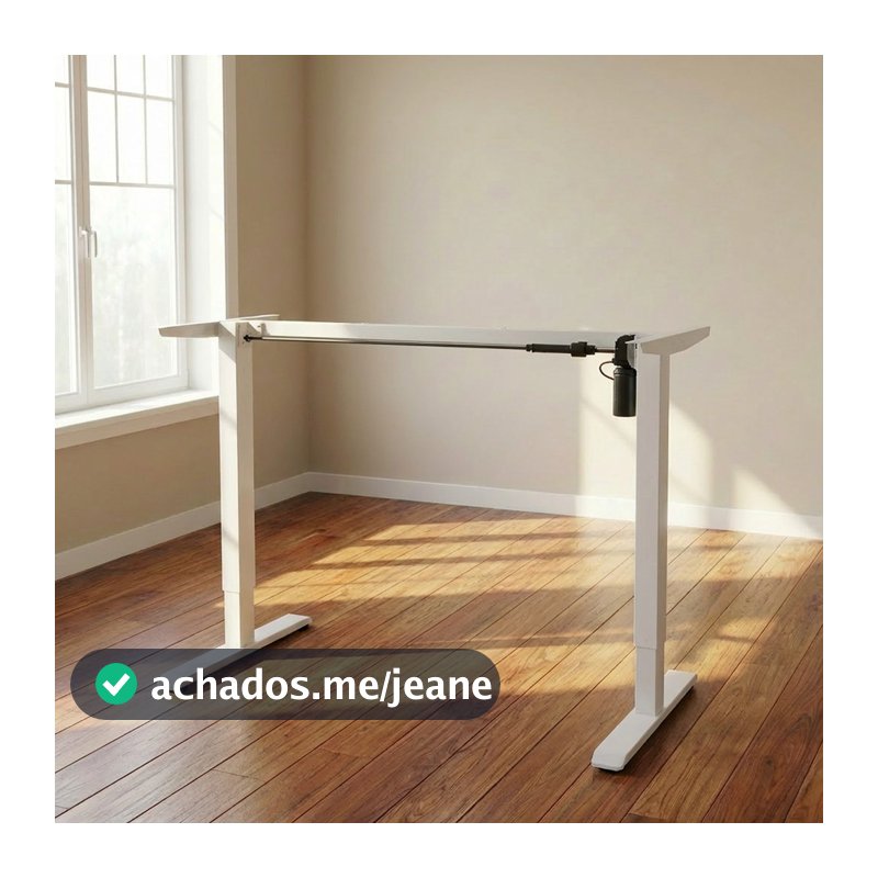 Base Mesa Elevatória Elétrica Regulável Altura Motor Único Home Office Escritório 80kg