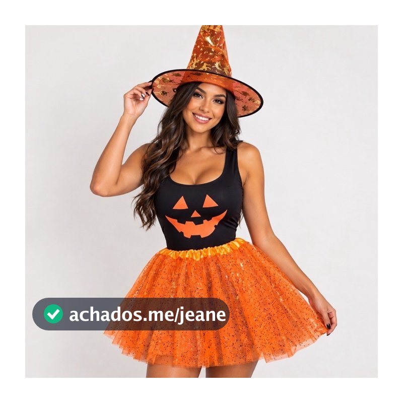 Fantasia Halloween infantil abóbora bruxa festa a fantasia dia das bruxas envio rápido